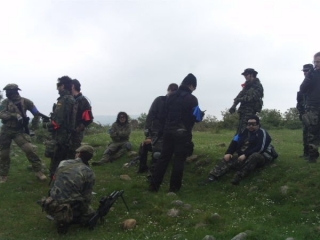 grupo de guerreros